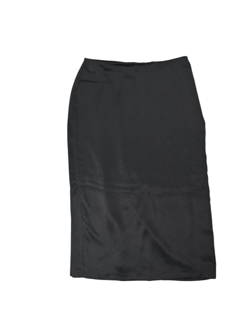 Reformation Helen Low Waist Silk Midi Skirt in Black